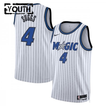 Maillot Basket Enfant Orlando Magic Jalen Suggs 2025-26 Nike Association Edition Blanc Swingman